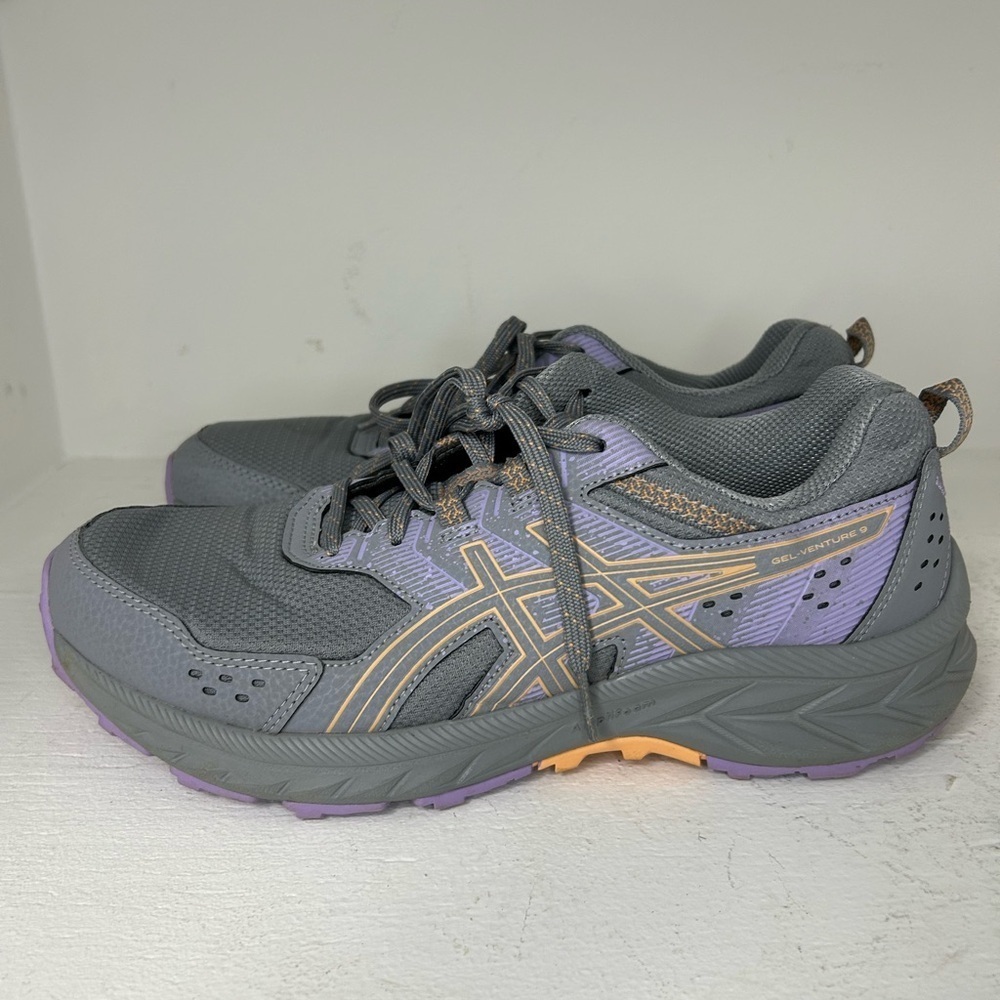 ASICS Women's Gray and Lavender Athletic Shoes - Picture 3 of 7